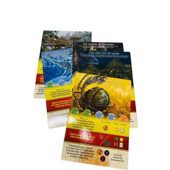 Legacy of the Unconquered Sun Game Replacement 5 Epic Quest Cards Exalted 2nd Ed - Picture 6 of 6